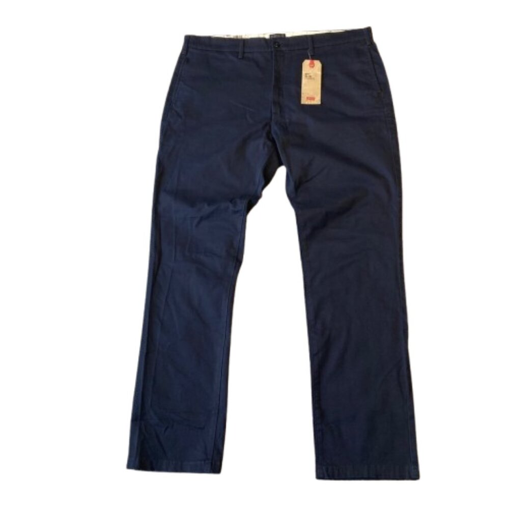 Levi's 511 Slim Chinos Stretch Twill Pants Men's 38x32 Navy Blue NWT